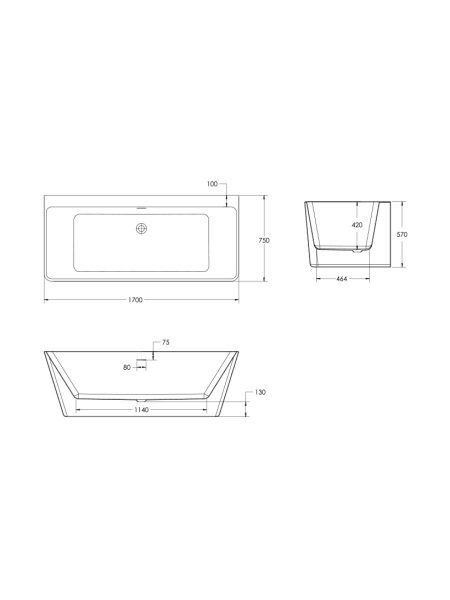 ONTARIO Floor Standing Bath 