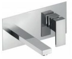 ITALIA R CONCEALED BASIN MIXER FLAT SPOUT SINGLE PLATE