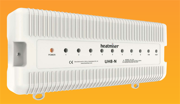Heatmiser UH8N Wiring Switch Box 8 Connection L/W