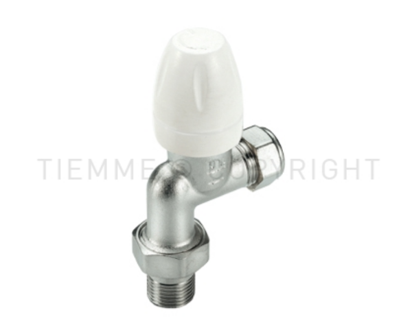 Angle Thermostatic Valve for One Pipe 15mm