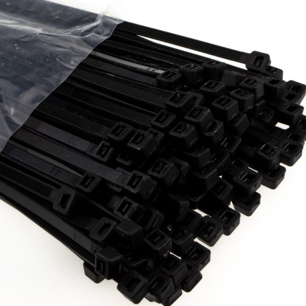 BLACK CABLE TIES 200MM