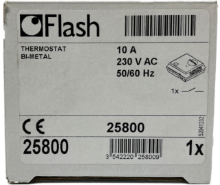 CTC Flash 25800 Room Stat C/W Neon 3 WIRE