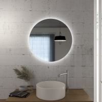 PONSI Backlit round mirror